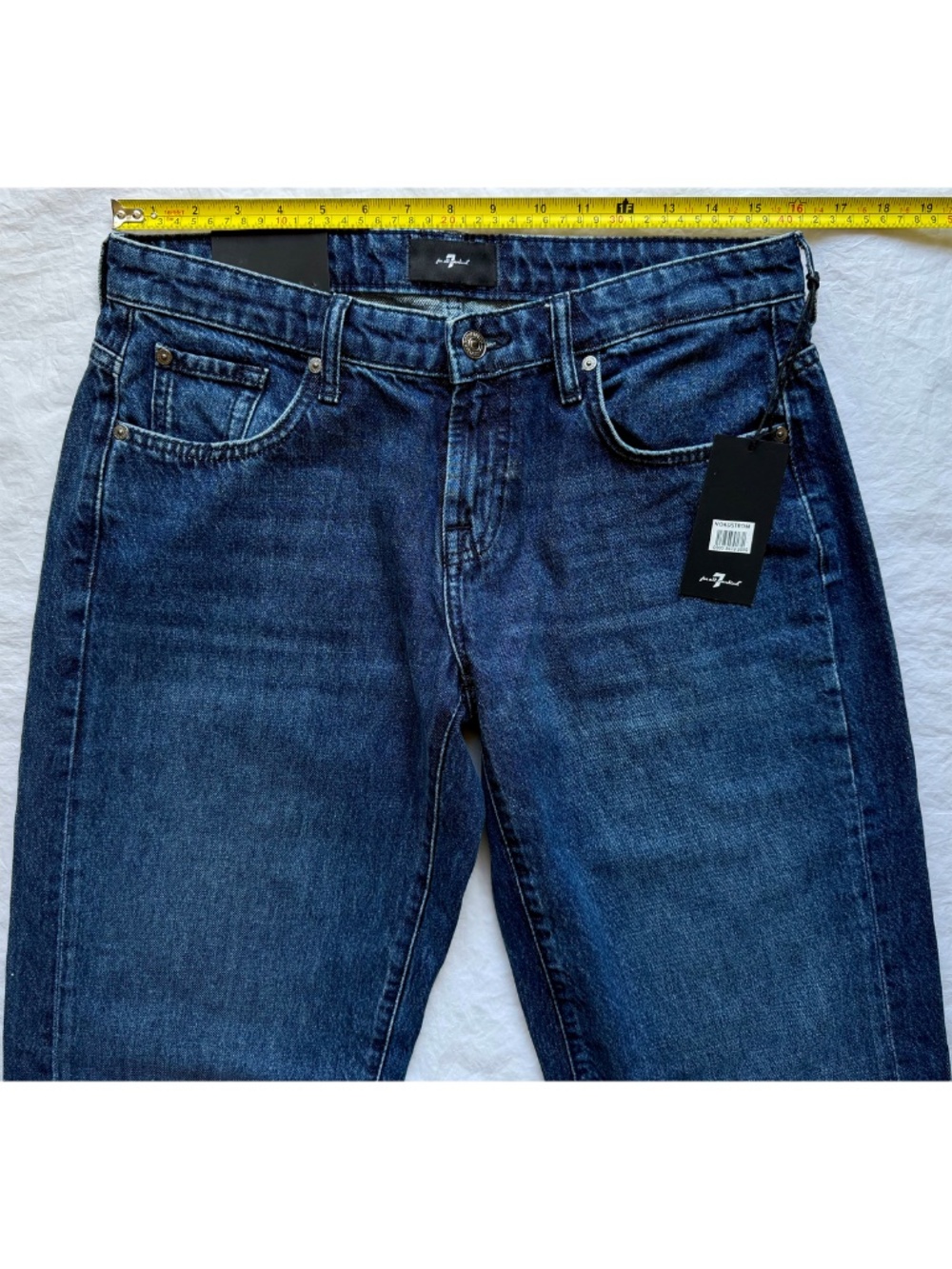 7 FOR ALL MANKIND NWT LOW RISE STRAIGHT LEG KENDALLVILLE JEAN. SIZE 30 - Picture 7 of 11